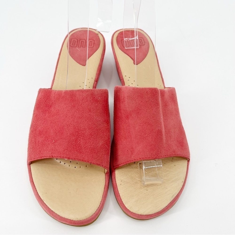ONO Cara Pink Suede Slide Sandals Size 8M - Picture 2 of 9